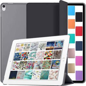 DuraSafe Cases for iPad 10.5 Inch 2017 Air 3 2019 [ PRO 10.5 Air 3rd Gen ] A1701 A2152 A2123 MUUL2LL/A MUUK2LL/A MUUJ2LL/A MQDX2LL/A MQDY2LL/AiPad Cover with Translucent Frosted Hard Back - Black
