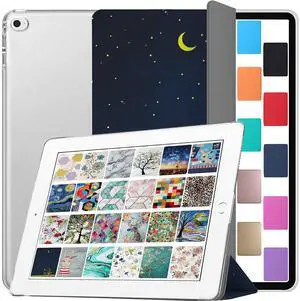 DuraSafe Cases for iPad PRO 1st Gen 2015 12.9 Inch [ 1 Gen ] ML0H2LL/A ML0G2LL/A ML0N2LL/A ML0Q2LL/A ML0R2LL/A ML0V2LL/A Printed iPad Cover with Translucent Frosted Hard Back - Night Sky
