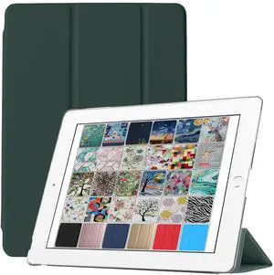 DuraSafe Cases for iPad PRO 12.9 Inch 2015 1st Generation [ Pro 12.9 1 ] ML3Q2LL/A ML3N2LL/A ML3K2LL/A ML0H2LL/A ML0G2LL/A Slim Lightweight Protective PC Dual Angle Stand Cover - Dark Green