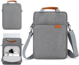 13 inch Laptop Sleeve with Shoulder Strap and Handle,Computer Bag Carrying Case for 13.3 Apple MacBook iPad,Chromebook