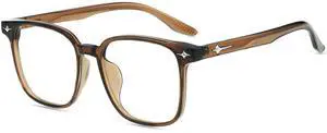Firmoo Blue Light Blocking Glasses, Anti Digital Eyestrain Computer Glasses Scratch Round Lightweight Eyewear