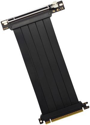 Glorto PCIe 4.0 Riser Cable, x16 High Speed Graphics Card Extension Port Adapter, Flexible GPU Riser Cable Compatible with RTX 4090/4080/3090 and RX 7900/7800, 270 Degree 20cm