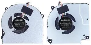 LAOKOEN New Cooling Fans for Gigabyte Gaming G5 MD GD,G5 MD RTX 3050 i5 11400H Gigabyte G5 MD 11th Generation Laptop P/N: EFC-70100V1-0AH EGC-77100V1-0AH 6-31-NH5E2-102 6-31-NH5E2-202 Fan