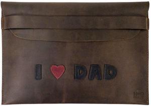Hide & Drink, Rustic Case Compatible with MacBook Air/Pro 13 Inch with M1 Chip, Handmade from Full Grain Leather (Bourbon Brown/Father's Day)