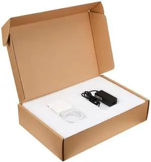 Iacoka Laptop Shipping Box, Secure Mailer Box with Foam Protection, Fits Most Ultrabook or Screen Sizes