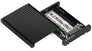 ICY DOCK M.2 PCIe 3.0/4.0 NVMe SSD to 2.5" U.2 SSD Converter / Mounting Adapter with Heatsink | EZConvert MB705M2P-B