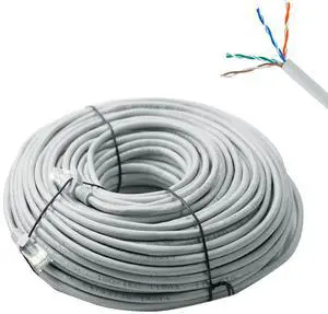 InstallerCCTV 150FT CAT5e Ethernet Patch Cable, RJ45 Computer Network Cord, Category 5e Patch Cord LAN Cable UTP 24 AWG 100% Copper Wire