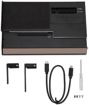 External GPU Dock, USB4.0 40Gbps GPU Enclosure with TB3, M.2 NVMe Interface, Aluminum Alloy, PD 60W, RJ45, PCIe x16 Support