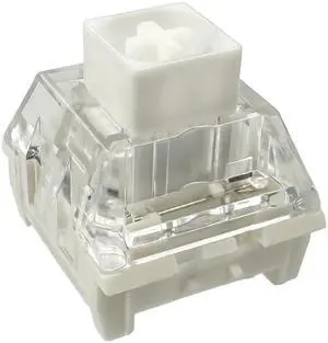 Zjmehty Kailh Box White Mechanical Keyboard Switches,3-Pin 45gf Clicky/Speed Typing/Gaming/Waterproof Switches(90Pcs,Kailh Box White)
