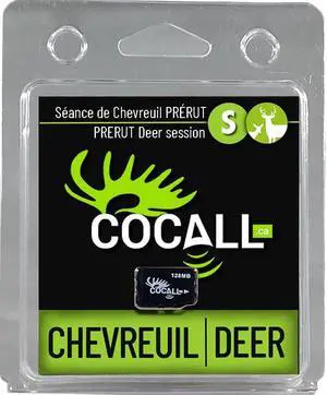 COCALL Deer Sound Card - Call Session for Hunting (Pre-Rut Session, 27 Minutes) - Micro SD Card for Cocall 2X - Replicates Real Deer Interactions - Press Play and Let it Play