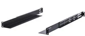 RackPath 1U 4-Post Server Rack Rail, 20.2-32 Inch Adjustable Depth - 110lbs Capacity
