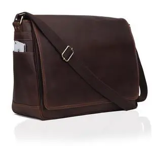 Large 18 Inch Leather Brifcase laptop Satchel Bags Vintage bags for Men