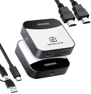 Capture Card for Nintendo Switch, 4K Audio Video Capture Card, USB C 3.0 1080P 60FPS HDMI Recorder for Gaming/Live Streaming/Video Conference, Works for Nintendo Switch/PS5/Xbox/OBS/Camera/PC
