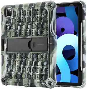 XZC iPad Pro 12.9 Case 2022/2021/2020/2018 Heavy Duty Shockproof Cover for iPad Pro 12.9 Inch 6th Generation 2022 / 5th Gen 2021 / 4th Gen 2020 / 3rd Gen 2018 (Camouflage)