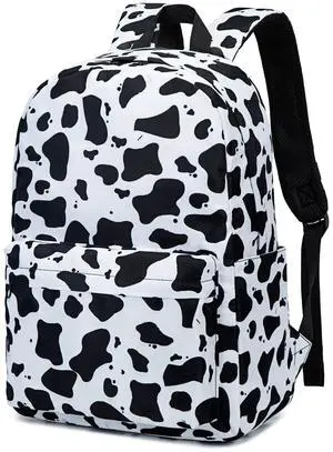 Xunteny Cow Print Backpack for Girls Women Teens, School Backpack College Bookbags Ladies Laptop Backpacks