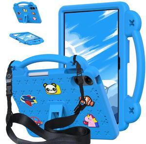 YRH for Onn 12.1 Tablet Pro Case 2024 (Model 100146663), Kids EVA Cover with Strap Stand Handle for Walmart Surf Onn Tablet Case 12.1 inch, Blue