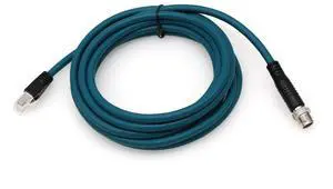 ZBLZGP M12 8Pin X-Code Male to RJ45 Cat7e Flexible Ethernet Shielded Cable for Cognex CKR-202-001,CCB-M8IO-02,CCB-84901-1002-02 3M