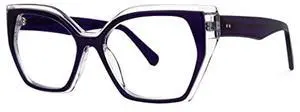Zeelool Vintage Cat Eye Blue Light Blocking Glasses for Women Smoaks ZJGA444418-03 Purple