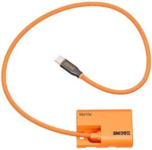 ZGCINE USB-C to LPE6 Dummy Battery Cable(Braided Wire