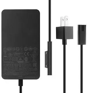 XUANKE 15V 2.58A 44W AC Adapter Charger Compatible for Microsoft Surface Pro7/6/5/4 Model 1769 1796 1800