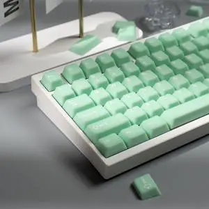 162 Keys Doubleshot Green Keycaps Cherry Prfoiel Translucent Keycaps Set Fit for 61/64/87/104/108 Cherry Mx Switches Mechanical Keyboard