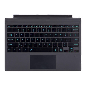 Type Cover For Microsoft Surface Pro Generation 7 7 6 5 4 3 Portable Slim Wireless Keyboard With Touchpad Tablet Keyboard (Black, No Backlit): Keyboards