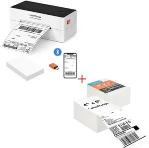 BT320 Label Printer with 1000 Sheets 4x6 Labels