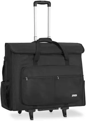 IPEB Rolling Travel Carrying Tote Bag with Wheels Compatible with Apple iMac Desktop Computer for 24 inch 21 Monitor and Accessories