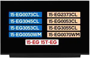 15.6" Touch Screen Replacement for HP Pavilion 15-EG 15T-EG 15-EG0073CL 15-EG2373CL 15-EG3045CL 15-EG0053CL 15-EG3053CL 15-EG3055CL 15-EG0050WM 15-EG0070WM M16342-001 L47876-LD2 FHD 40 pins