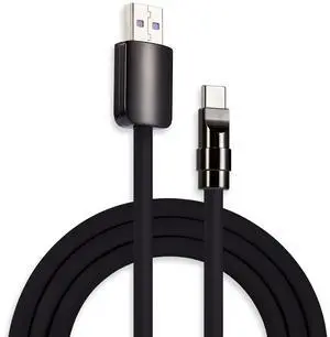 chubbycable Black Chubby - Special Black Samurai Edition Silicone USB C Cable Durable 240W Fast Charging Cable Phones Tablets Power Bank Charger Cord, USB A to Type C, 9.8FT