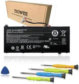 OUWEE AC17A8M Laptop Battery Compatible with Acer Spin 3 SP314-52 TMX314-51-M MG TMX3310-M TMX3410-MG Series Notebook 11.55V 59.1Wh 5170mAh