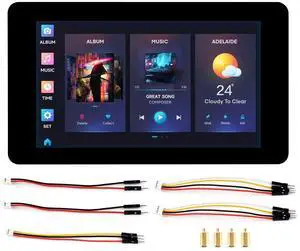 Waveshare ESP32-S3 7inch Capacitive Touch LCD Development Board, ESP32 with Display, 800×480, 5-Point Touch, Up to 240MHz Frequency, Supports WiFi & Bluetooth, with Onboard Antenna