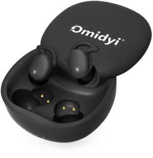 Omidyi True Wireless Sleep Earbuds, Noise Blocking Headphones in Ear for Sleeping, Lightweight and Comfortable, Bluetooth Earbuds Designed to Help You Fall Asleep Better (Black) [2025 Version]