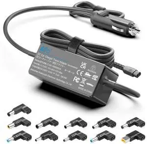 KFD 100W 90W 65W 45W DC Adapter Universal 12V-24V Laptop Car Charger for HP Dell Toshiba IBM Lenovo Acer ASUS MSI Samsung Fujitsu Gateway JBL Bose Sony LG Soundbar Speaker TV Monitor Power Station