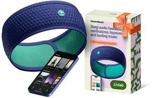 HoomBand | Bluetooth Sleep Headphones | Headband for Sleep, Travel, Meditation | Free Access to Hypnotic Stories and Sounds created by Sleep Experts | Charging Cable Included