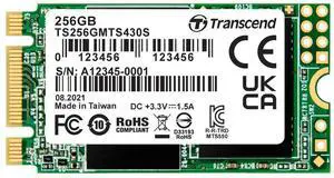 Transcend 256GB M.2 2242 SATA III SSD with Dram Cache, Up to 530MB/s, Compatible w/Ultrabook/Laptop/PC/Desktop, 3D TLC NAND Flash Internal Solid State Drive, LDPC Error Correction, SLC Cache, B+M Key