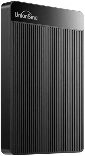 UnionSine 320GB 2.5" Ultra Slim Portable External Hard Drive HDD-USB 3.0 for PC, Mac, Laptop, PS4, Xbox one,Xbox 360,HD-2510(Black)