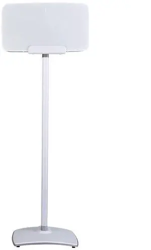 SANUS Wireless Speaker Stand for Sonos Five and Sonos Play:5 - Audio Enhancing Design for Vertical & Horizontal Audio with Built-in Cable Management & Premium Alloy Materials WSS52-W2 (White)