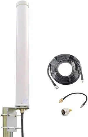 Omni-Directional 5G 4G LTE Antenna ts9 SMA/Outdoor WiFi Long Range/Cell Phone Antenna 698-3800MHz 12dBi for Modem/Router/Cell Signal Booster