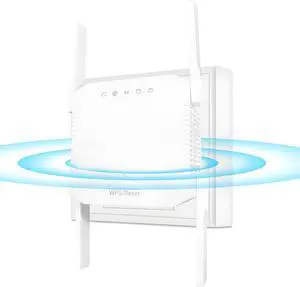 WiFi Repeater Extender Signal Booster for Home, WiFi Amplifier, WiFi Range Extender, Internet Booster with Ethernet Port (300Mbps)