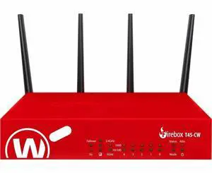 WatchGuard Firebox T45-CW Network Security Appliance with 1 Year Standard Support License - Advanced Firewall, VPN, Intrusion Prevention (WGT49001-US)