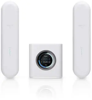 AmpliFi HD WiFi System by Ubiquiti Labs, Seamless Whole Home Wireless Internet Coverage, HD WiFi Router, 2 Mesh Points, 4 Gigabit Ethernet, 1 WAN Port, Ethernet Cable (AmpliFi HD UniBody)