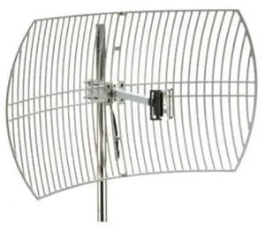 Premiertek Outdoor 2.4GHz 24DBI Directional High-Gain N-Type Female Aluminum Die Cast Grid Parabolic Antenna (ANT-GRID-24DBI)