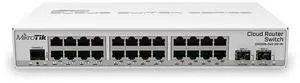 MikroTik Cloud Router Switch 326-24G-2S+in with RouterOS, W125742110 (326-24G-2S+in with RouterOS L5 License, Desktop case CRS326-24G-2S+in, Managed, Gigabit Ethernet)