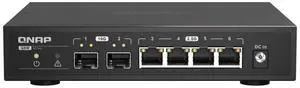 QNAP QSW-2104-2S-A-US: 2.5GbE RJ45 & 10G SFP+ Plug & Play Network Switch