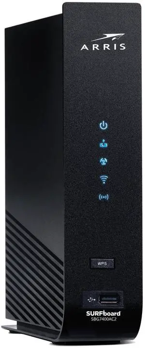 ARRIS (SBG7400AC2) - Cable Modem Router Combo - Fast DOCSIS 3.0 & AC2350 WiFi , Approved for Comcast Xfinity, Cox, Charter Spectrum & more , Four 1 Gbps Ports , 800 Mbps Max Internet Speeds