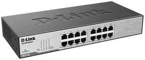 D-Link 16-Port 10/100 Unmanaged Desktop or Rackmount Switch (DSS-16+)