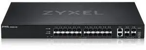 Zyxel 24-Port SFP Switch | Nebula Cloud Managed/L3 Access | 6X 10G Uplink (2X Copper + 4X SFP+) [XGS2220-30F]