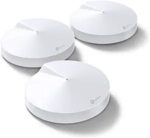 TP-Link Deco Mesh WiFi System(Deco M5) Up to 5,500 sq. ft. Whole Home Coverage and 100+ Devices,WiFi Router/Extender Replacement, Anitivirus, 3-pack