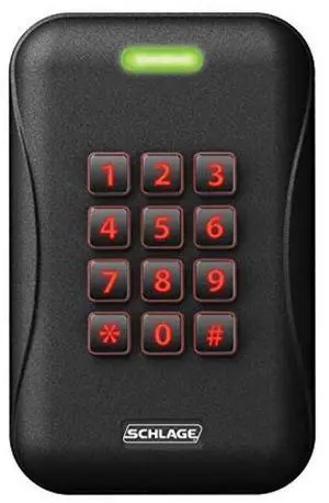 Schlage MTK15 Multi-Technology Single Gang Reader with Keypad